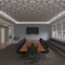 Ekena Millwork 33W x 33H x 38T Small Bradley Decorative Fretwork Wood Ceiling Panels, Walnut CELW33X33X0375BRDWA - alternate 7